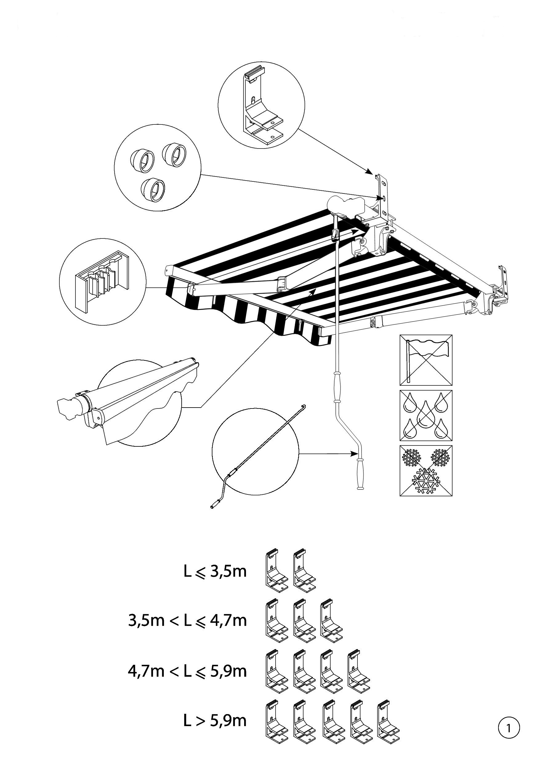 Instrukcja montażu markizy tarasowej Australia